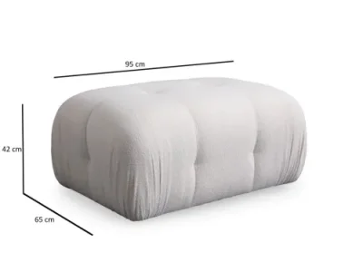 Detail produktu Rohová sedacia súprava / Rohová pohovka Petite 2 - White