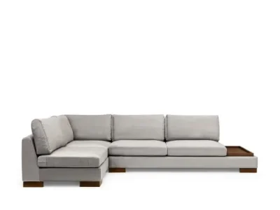 Detail produktu Rohová sedacia súprava / Rohová pohovka Tulip Corner Left Without Pouf - Light Grey