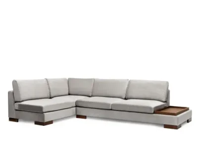 Detail produktu Rohová sedacia súprava / Rohová pohovka Tulip Corner Left Without Pouf - Light Grey