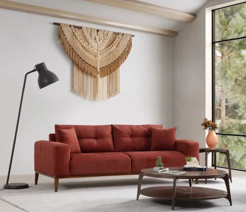 Trojmiestna rozkladacia pohovka Sinor 3 Seater - Tile Red