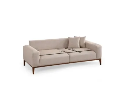 Detail produktu Trojmiestna rozkladacia pohovka Sinor 3 Seater - Beige