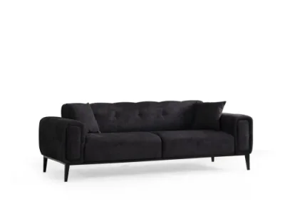 Detail produktu Trojmiestna rozkladacia pohovka Athena 3 Seater - Black