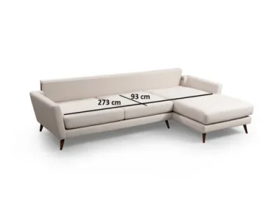 Detail produktu Rohová rozkladacia pohovka Mayorka Corner Large Right ( L3 - Chl ) - Beige