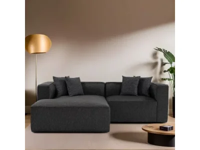 Rohová sedacia súprava / Rohová pohovka Mora XL Corner Right (L1-CHLRight) - Anthracite