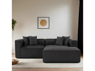 Rohová sedacia súprava / Rohová pohovka Mora XL Corner Left (CHLLeft -1R) - Anthracite