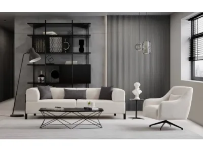 Detail produktu Trojmiestna pohovka Gio 3 Seater - White