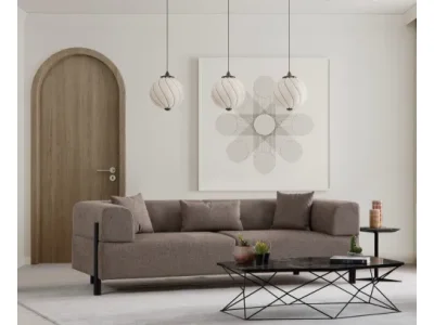 Trojmiestna pohovka Gio 3 Seater - Brown