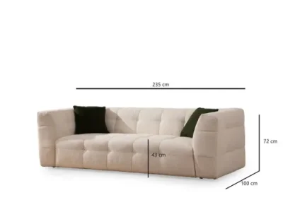 Detail produktu Trojmiestna pohovka Cady - Beige