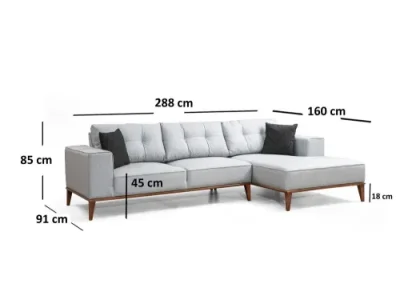 Detail produktu Rohová rozkladacia pohovka Montana Corner Right (L3+Chl)