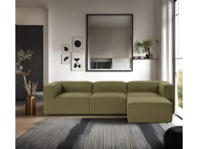 Detail produktu Rohová sedacia súprava / Rohová pohovka Fora - Green