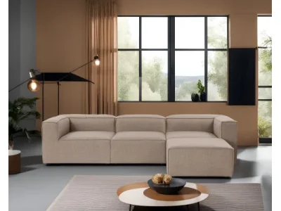 Rohová sedacia súprava / Rohová pohovka Fora - Brown