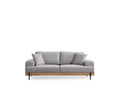 Trojmiestna pohovka Eti Oak 3 Seater -Grey
