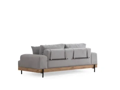 Detail produktu Trojmiestna pohovka Eti Oak 3 Seater -Grey