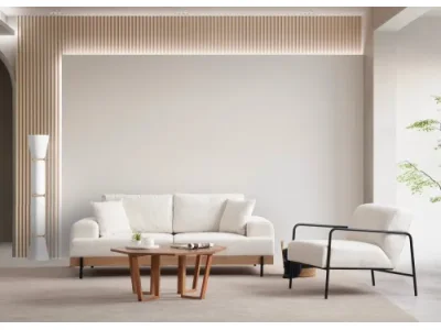 Detail produktu Trojmiestna pohovka Eti Oak 3 Seater - White