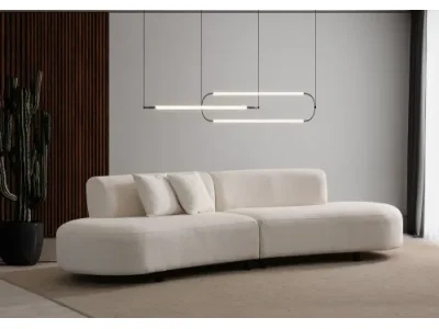 Detail produktu Rohová sedacia súprava / Rohová pohovka Pars Cream (1L + 1R) - Corner v2