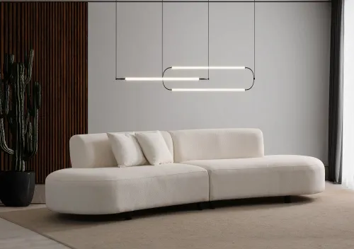 Rohová sedacia súprava / Rohová pohovka Pars Cream (1L + 1R) - Corner v2