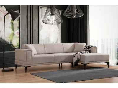 Detail produktu Rohová rozkladacia pohovka Horizon Right - Light Brown