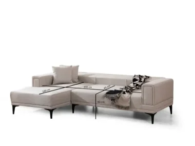 Detail produktu Rohová rozkladacia pohovka Horizon Left - Ecru