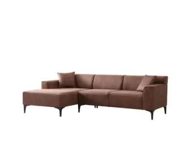Detail produktu Rohová sedacia súprava / Rohová pohovka New Petra L Corner - Cognac