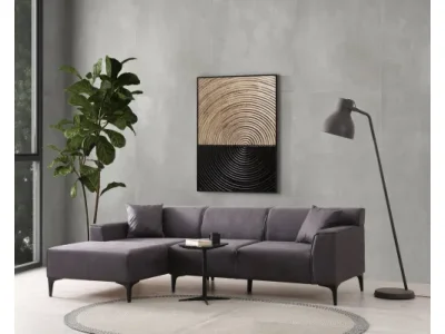 Detail produktu Rohová sedacia súprava / Rohová pohovka New Petra L Corner - Anthracite