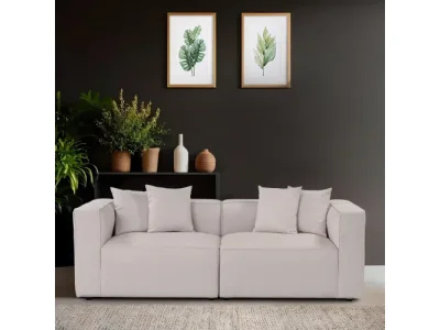 Dvojmiestna pohovka Mora XL 2 Seat - Ecru