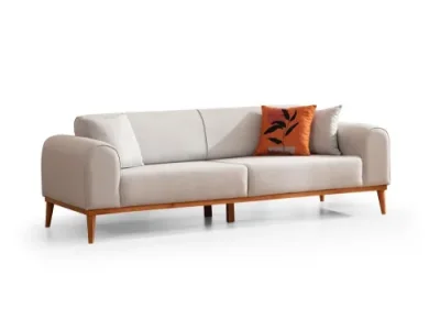 Trojmiestna rozkladacia pohovka Kapri 3 Seater - Cream