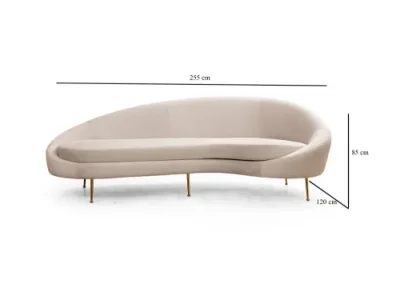 Detail produktu Trojmiestna pohovka Eses Right - Beige