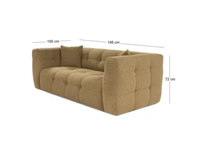 Detail produktu Dvojmiestna pohovka Cady 2 - Khaki