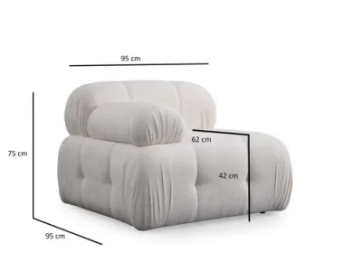 Detail produktu Dvojmiestna pohovka Petite 2 - White