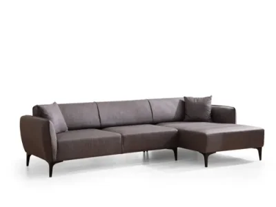 Detail produktu Rohová sedacia súprava / Rohová pohovka Belissimo Right - Dark Grey