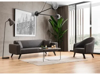 Detail produktu Trojmiestna rozkladacia pohovka Leon 3 Seater - Anthracite