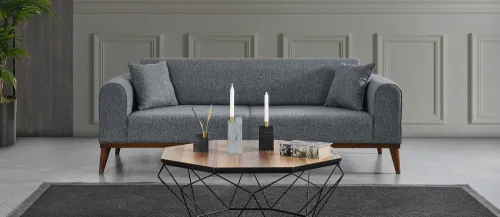 Trojmiestna rozkladacia pohovka Cofi 3 Seater - Light Grey