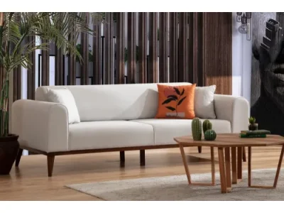 Trojmiestna rozkladacia pohovka Cofi 3 Seater - Cream