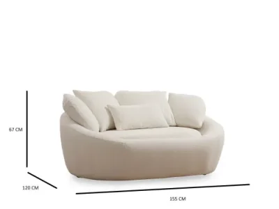 Detail produktu Dvojmiestna pohovka Midye - Love Seat