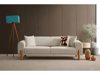 Trojmiestna rozkladacia pohovka Lyke 3 Seater - Cream