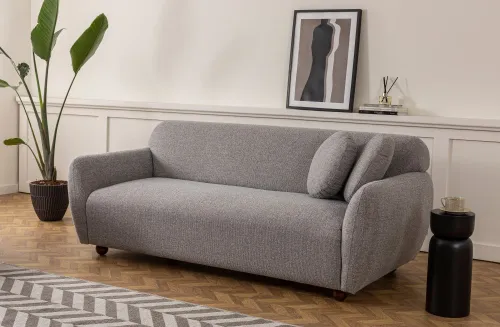 Trojmiestna pohovka Eddy - Light Grey