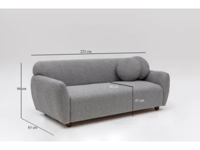 Detail produktu Trojmiestna pohovka Eddy - Light Grey