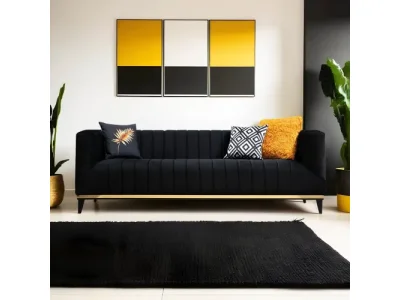 Detail produktu Trojmiestna pohovka Bellino - Black