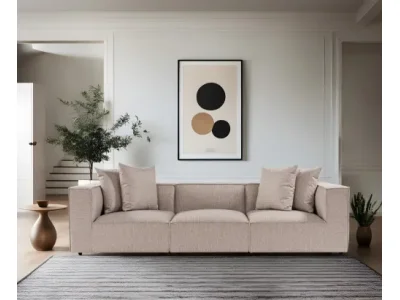 Trojmiestna pohovka Sora 3 - Sand Beige