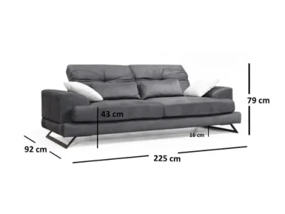 Detail produktu Trojmiestna pohovka Frido 3 Seater