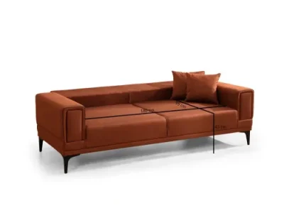 Detail produktu Trojmiestna rozkladacia pohovka Horizon - Tile Red