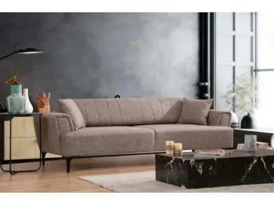 Trojmiestna rozkladacia pohovka Hamlet - Light Brown