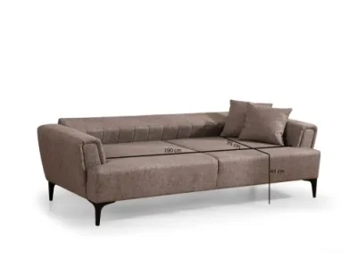 Detail produktu Trojmiestna rozkladacia pohovka Hamlet - Light Brown