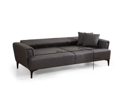 Detail produktu Trojmiestna rozkladacia pohovka Hamlet - Dark Grey