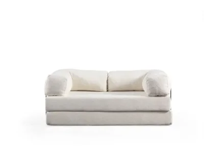 Dvojmiestna rozkladacia pohovka Via Con - White