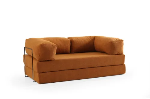 Dvojmiestna rozkladacia pohovka Via Con - Orange