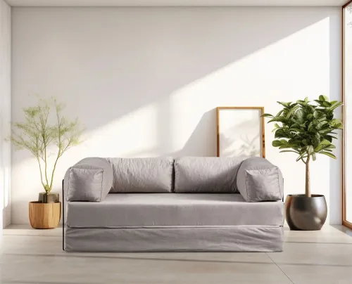 Dvojmiestna rozkladacia pohovka Via Con - Beige