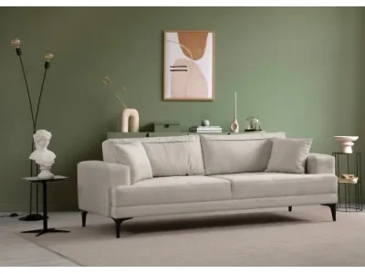 Trojmiestna pohovka Astana 3 Seater - Ecru
