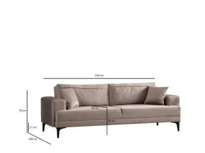 Detail produktu Trojmiestna pohovka Astana 3 Seater - Beige