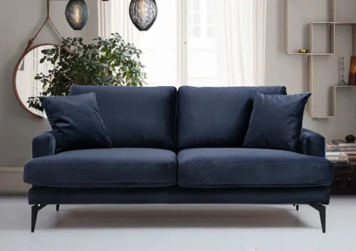 Dvojmiestna pohovka Papira 2 Seater - Navy Blue